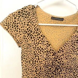 Brandy Melville Cheetah Cropped Top